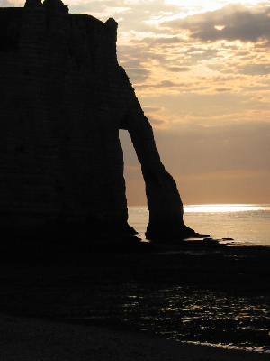 Couch de soleil sur la trompe