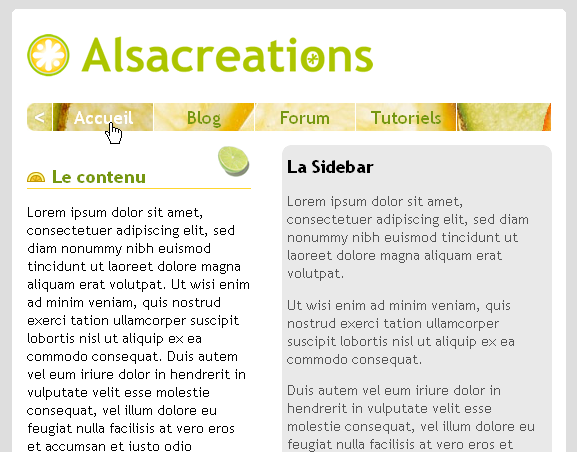 capture d'cran du site d'alsacrations